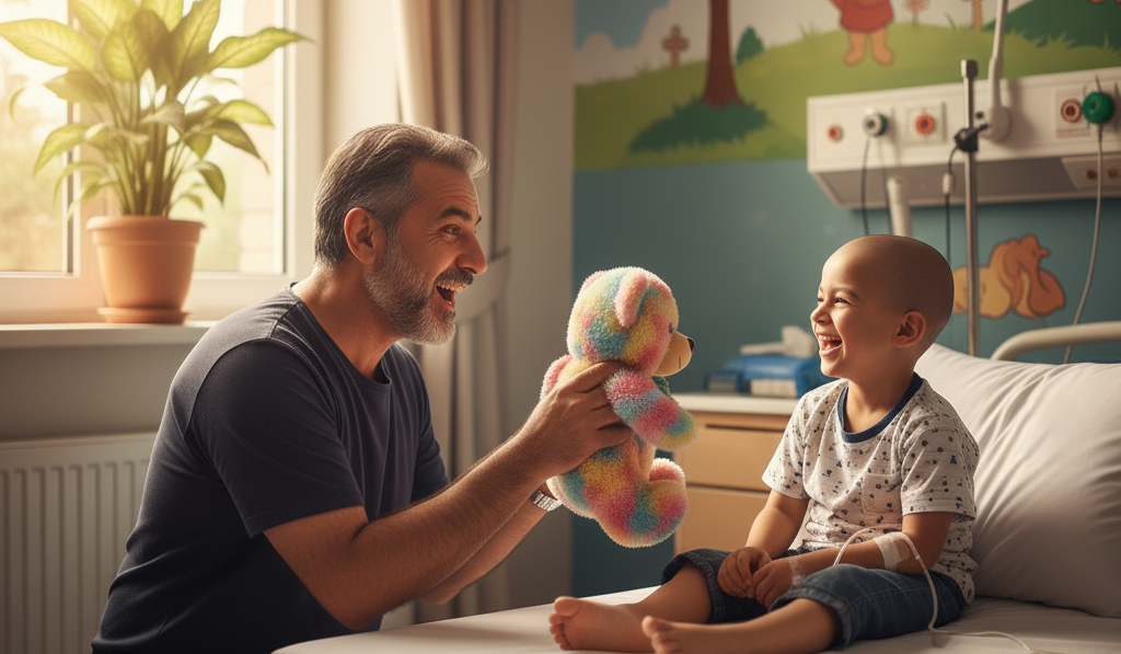 قهرمانانی بدون روپوش سفید: اینجا خنده هم یک درمان است! | شیمی‌درمانی رایگان در بیمارستان یثربی کاشان